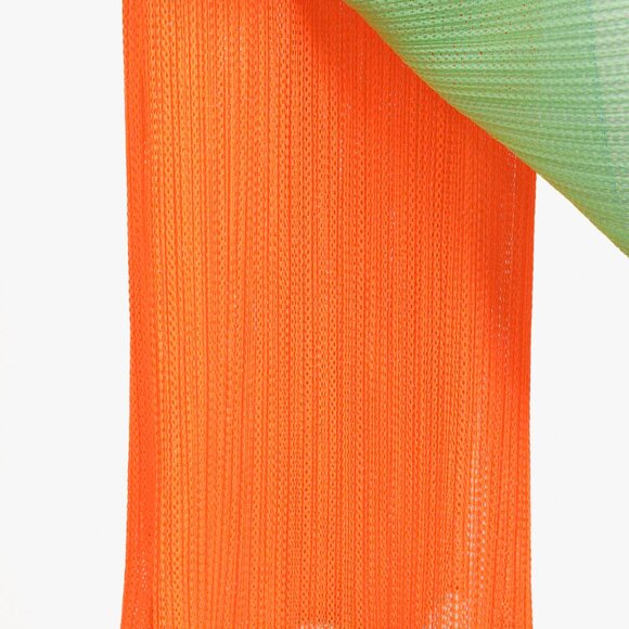 Pleats Please Issey Miyake Fluorescent Gradient Mesh Overlay Dress, Sz M - Picture 6 of 8